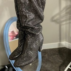 INC Rhinestone boots! Gorgeous size 8, originally $120 from macys